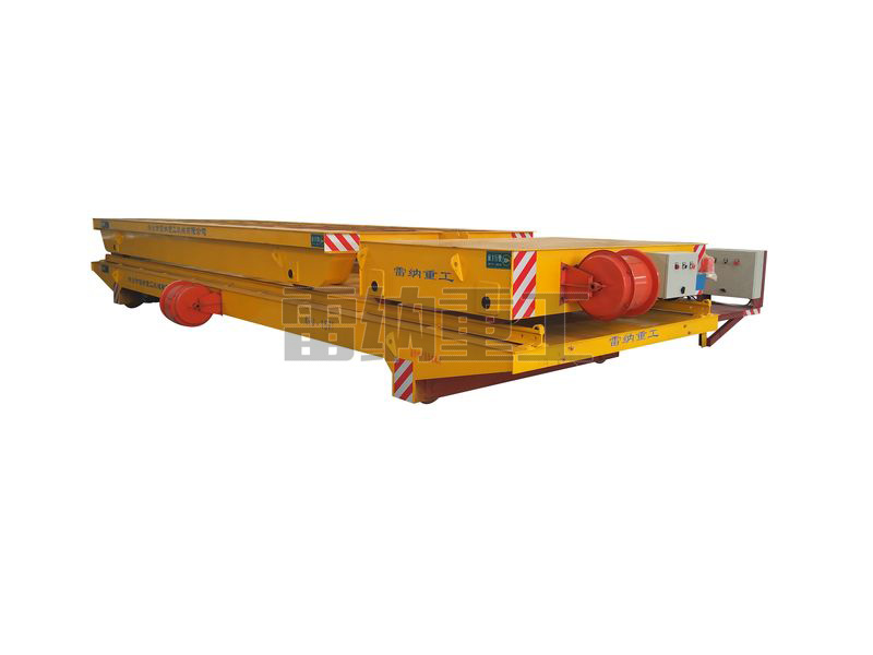 軌道擺渡車、軌道牽引車和噴漆房軌道車組合