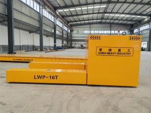 南亞客戶(hù)定制兩臺(tái)載重16噸帶液壓升降無(wú)軌電動(dòng)平車(chē)